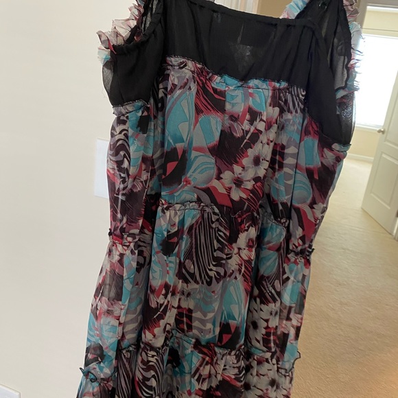 Chiffon Flowy Tank Dress - Picture 5 of 5